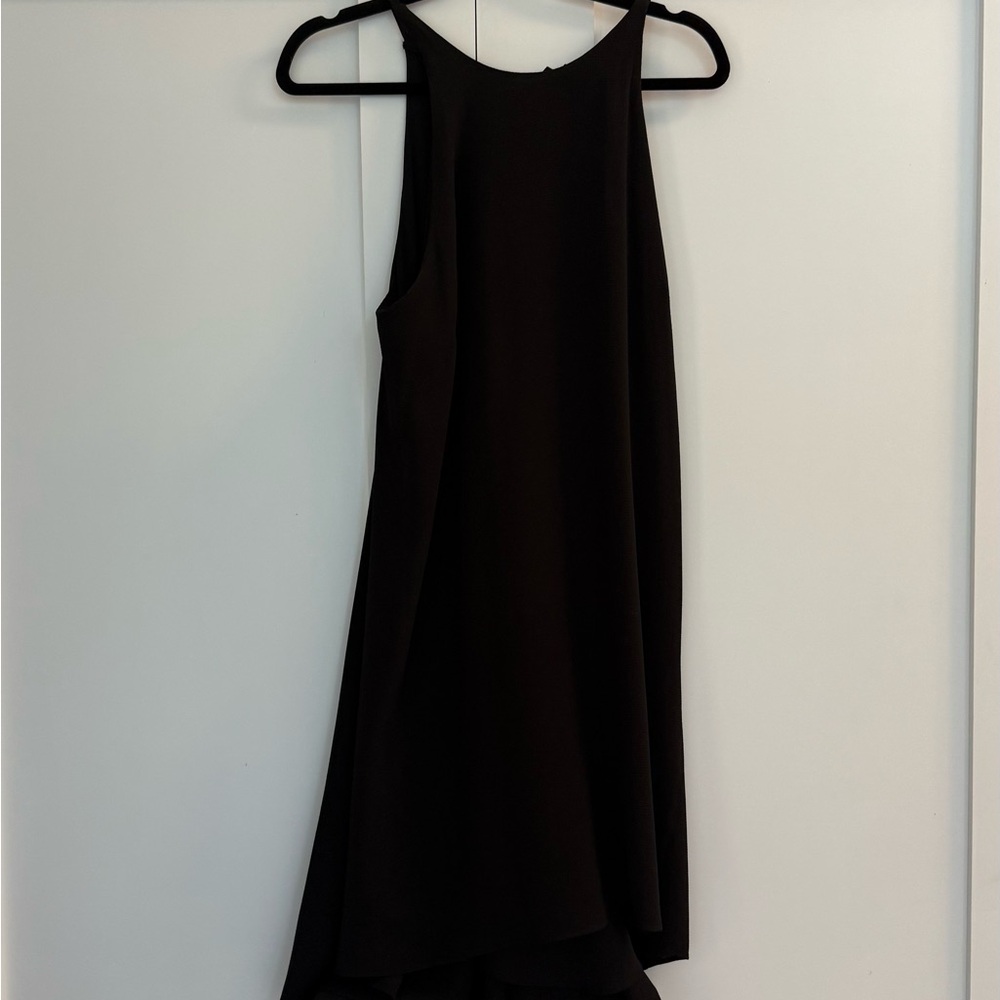 Wassio Black High Low Dress
